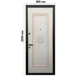 Входная дверь ХК-14-НС с фрезеровкой